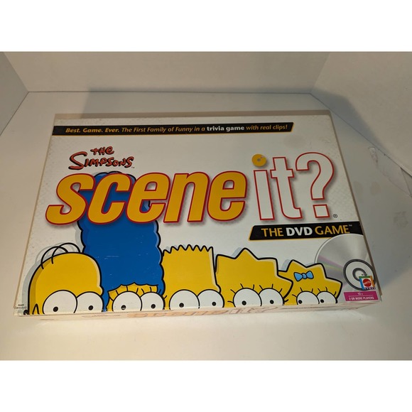 2009 Mattel - The Simpsons Scene It? DVD Board Game Mint Complete Like New - Picture 11 of 12